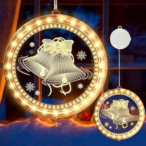Auniq Weihnachten Dekorative Fenster Licht 3D Hängende Lichterkette...