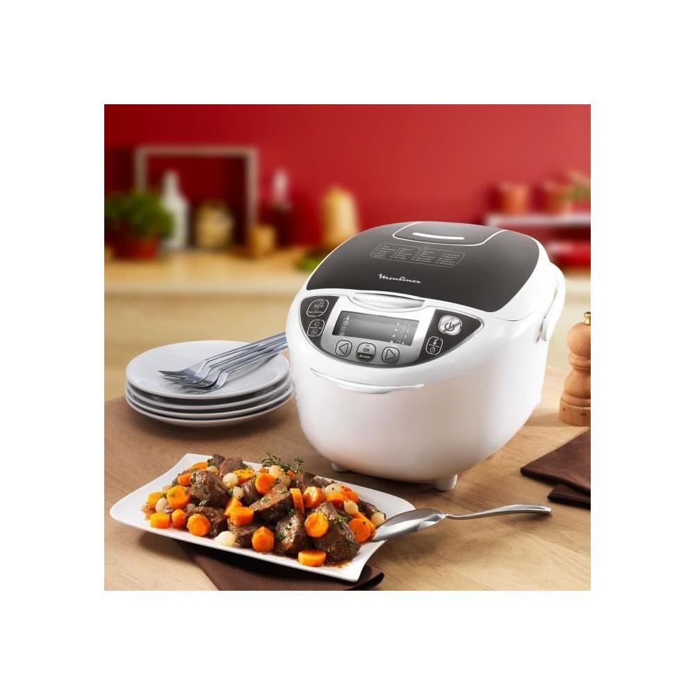 Moulinex MK708E10 - Multicooker 15 in 1, colore: Bianco