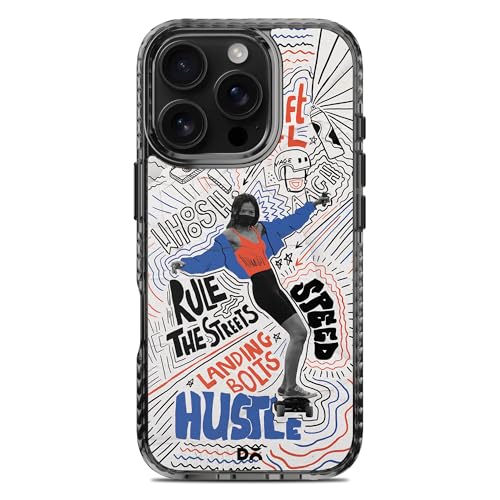 Image of DailyObjects Drift4L Stride 2.0 Magnetic Case Cover Compatible with iPhone 16 Pro Max | Wireless Charging Slim Back Cover | 2 Layer Edge Protection & Shockproof