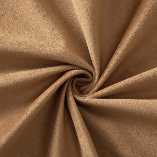 Image of JUSPURBET Light Brown Throw Pillow Covers Set of 2 Decorative Velvet Pillow Covers for Couch Sofa Bed Soft Lumbar Cushion Covers with Invisible Zipper for Living Room Home Decor,14x24 inch