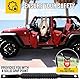2 Stück Bronco Zubehör Überrollbügel-Haltegriffe, Paracord-Griffe, Ersatz für Bronco Interior 2021 2022 2023 2024, 2/4-Türer, 4 Stück (nicht für Bronco Sport)