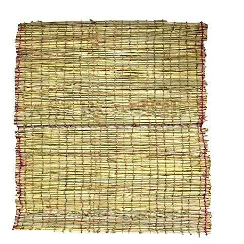 MONIKA ENTERPRISES Somadev Kusha Aasan,kusha Asan, Kusha Aasan for Pooja/Real Kusha Aasan/Pooja/Meditation Mat/Pooja Kusha Aasan/Pooja aasan/Kusha Grass aasan (4)