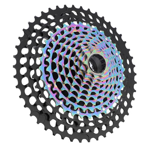 Qiilu 12 �X�s�[�h �A���~�j�E�������o�C�N �J�Z�b�g�ŃM�A���A�b�v�O���[�h - �y�� CNC ����N���C�~���O�M�A 9-46 �t���C�z�C�[�� XD �t���[�n�u - �����ȃ}�E���e�� �o�C�N�Ƌ������ꂽ�V�t�e�B���O (�u���b�N�E�J���t��)