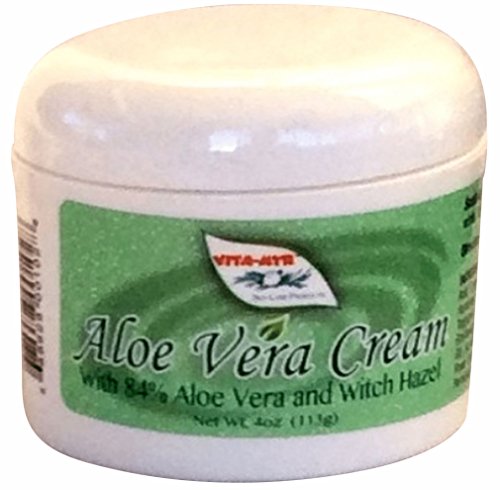 VITA-MYR Aloe Vera Cream with 84% Aloe Vera & Witch Hazel - Soothing and Moisturizing Skin Care for Natural Relief