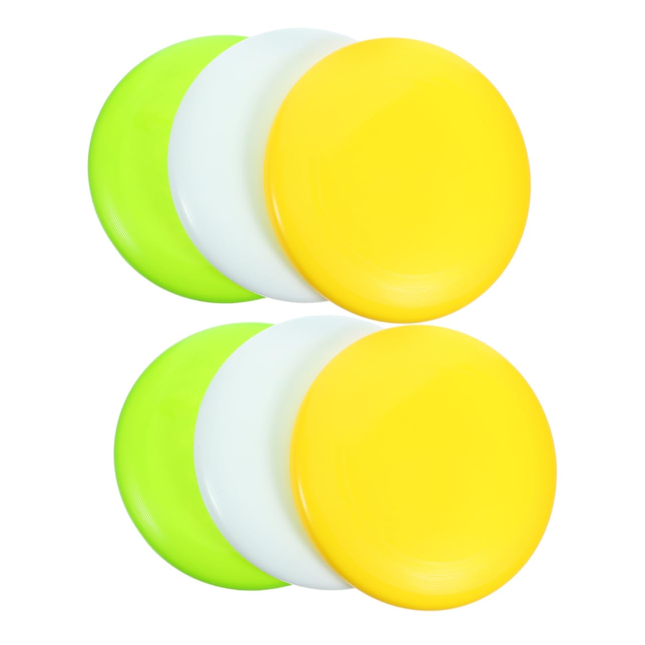 Yardwe 6pcs Disc Golf Discs Bright Vibrant Pitching Mat for Softball Practice