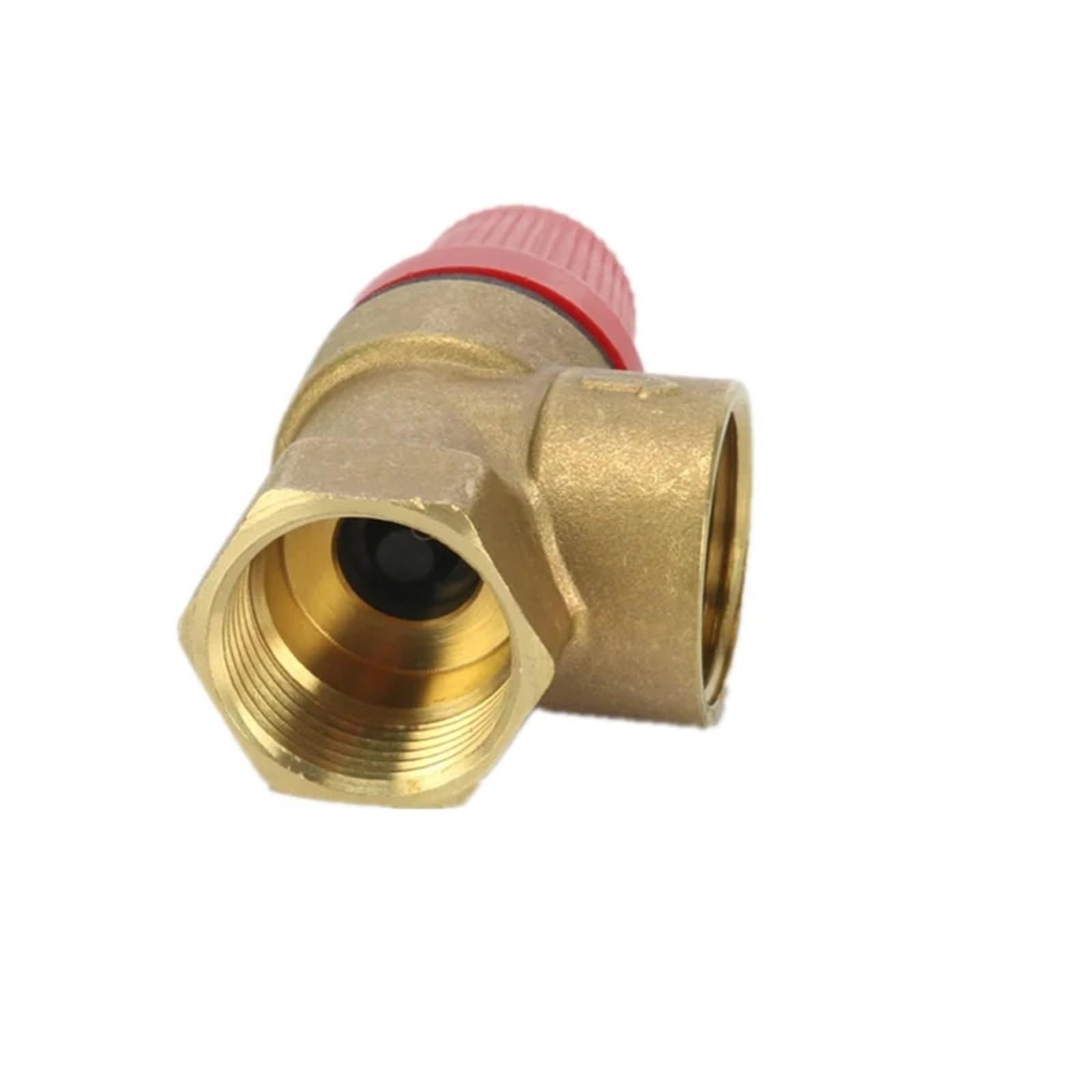 valvola di riduzione 1 pz Valvola di sicurezza in ottone Interruttore di scarico per scaldabagno Filo interno ed esterno Valvola di sicurezza in ottone 1/2" 3/4" valvola limitatrice pressione(3/4",MAL