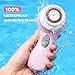Clarisonic Mia 2 Electric Face Cleansing Brush with 2 Brush Heads, Sonic Facial Brush for Deep Cleaning & Exfoliation, Waterproof Rechargeable (Pink)