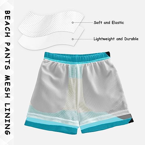 Boys Board Shorts Flag Boys Swim Trunks Shorts Teens Bathing Suit Swimwear3
