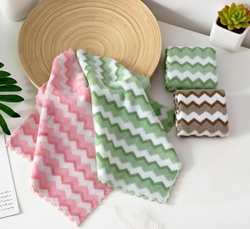 Image of Face Towel - Set of 12 (25x25 cm,Multicolor) Rumal /Handkerchief /Hanky Set for Women, Kids and Newborn Babies | Ultra-Soft, Quick Dry, Absorbent | Small Towel for Hand & Face Wash