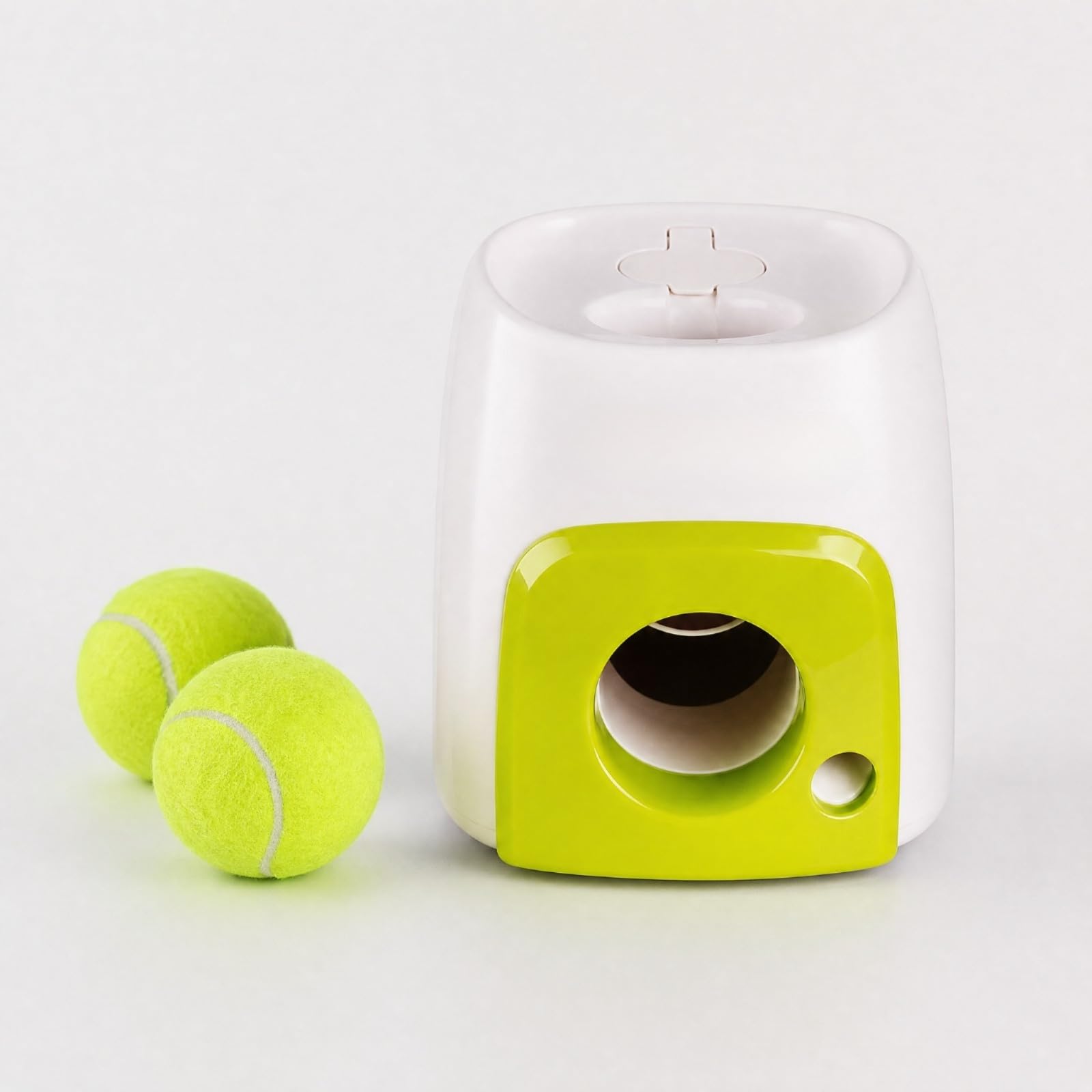 Amagogo Ball-Ausgabe-Spielzeug für Hunde mit Leckli-Ausgabe kompakt intelligentes Hundespielzeug mit Fußpedal fördt die Intelligenz für Wohn