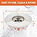MasterChef Chocolate Fondue Maker- Halloween Candy Bar Melter, Spooky Charcuterie Must Have- Electric Dessert Fondue Pot Set w 4 Forks & Party Serving Tray- Melt, Warm Settings for Caramel & Cheese