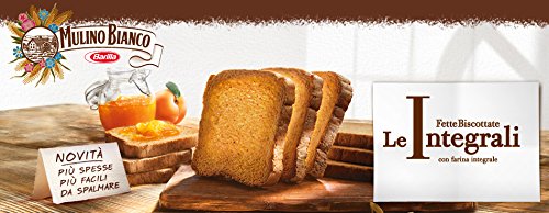 Mulino Bianco: " Le Integrali " Fette Biscottate 36 Count - Rusks Integrals. Italian Toast - 11.11 Oz (315G) Pack Of 2 #TOP2