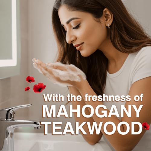 Image of Beco Moisturising Foaming Handwash-Mahogany Teakwood | Refill Pack - 700 ml | 8-hr moisture lock | Natural, Paraben free, Chemical Free | Kills 99.9% germs, Safe for all Skin types