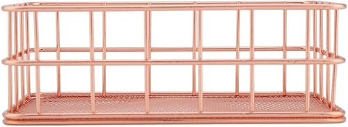 Miniatura 3 de Yosoo Cesta de almacenamiento de hierro Maquillaje Cosas Pequeñas Organizador de Almacenamiento Titular Decoración de Escritorio Caja de Hierro Oro