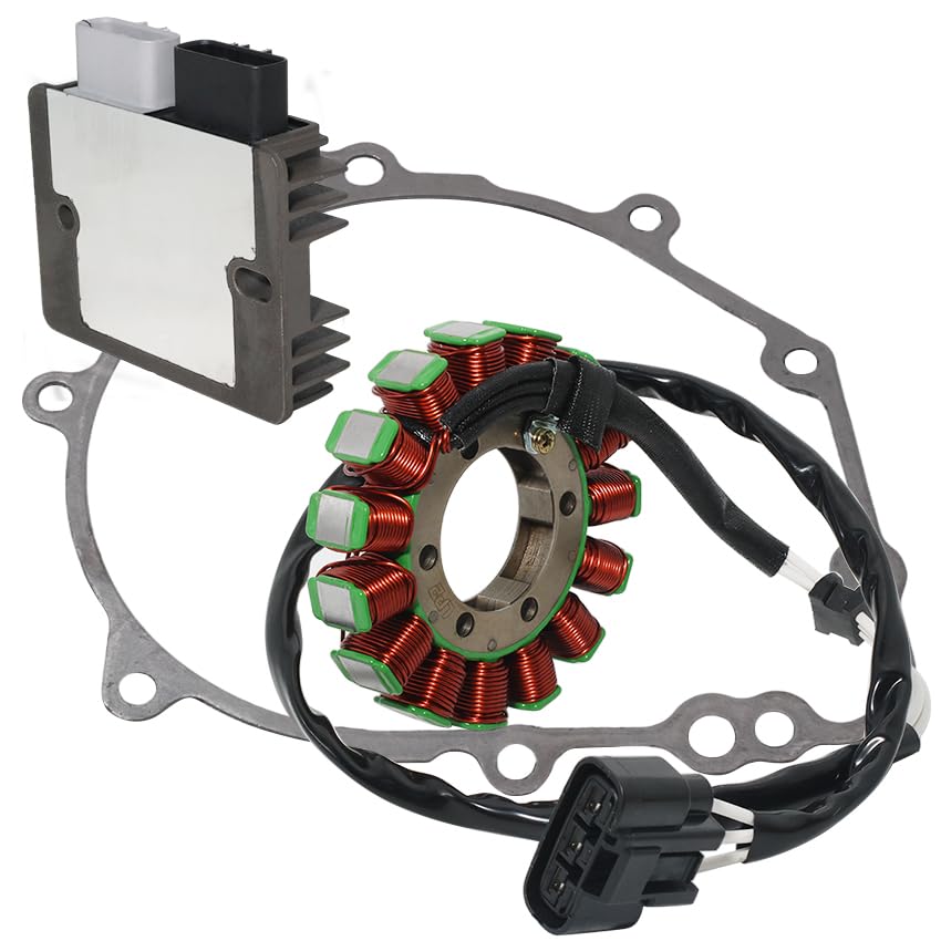 Miniatura 6 de Junta de estator rectificador de bobina de estator para Kawasaki Ninja H2 ZX1000 ZX1002 para Kawasaki Ninja H2R ZX1000 para Kawasaki Ninja H2/Ninja