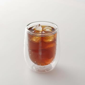 Deconox Çift Cidarlı (Double Wall) Cam Bardak - 250 ml Isıya Dayanıklı Cappuccino, Çay ve Kahve Bardağı - El Yakmayan Modern Tasarım