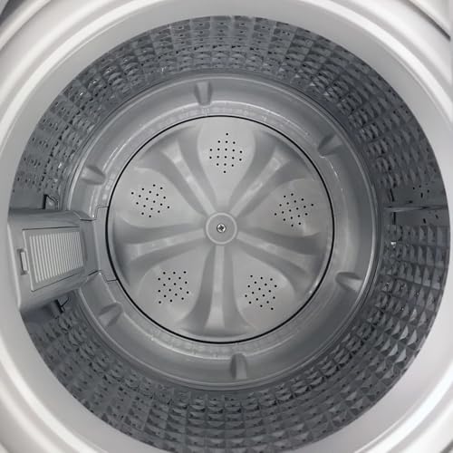 Image of Panda Portable Washing Machine, 1.38 Cu.ft Compact Top Load Washer - Fully Automatic with Stainless Steel Drum & Built-in Drain Pump - Ideal for Apartments, Dorms & Small Spaces