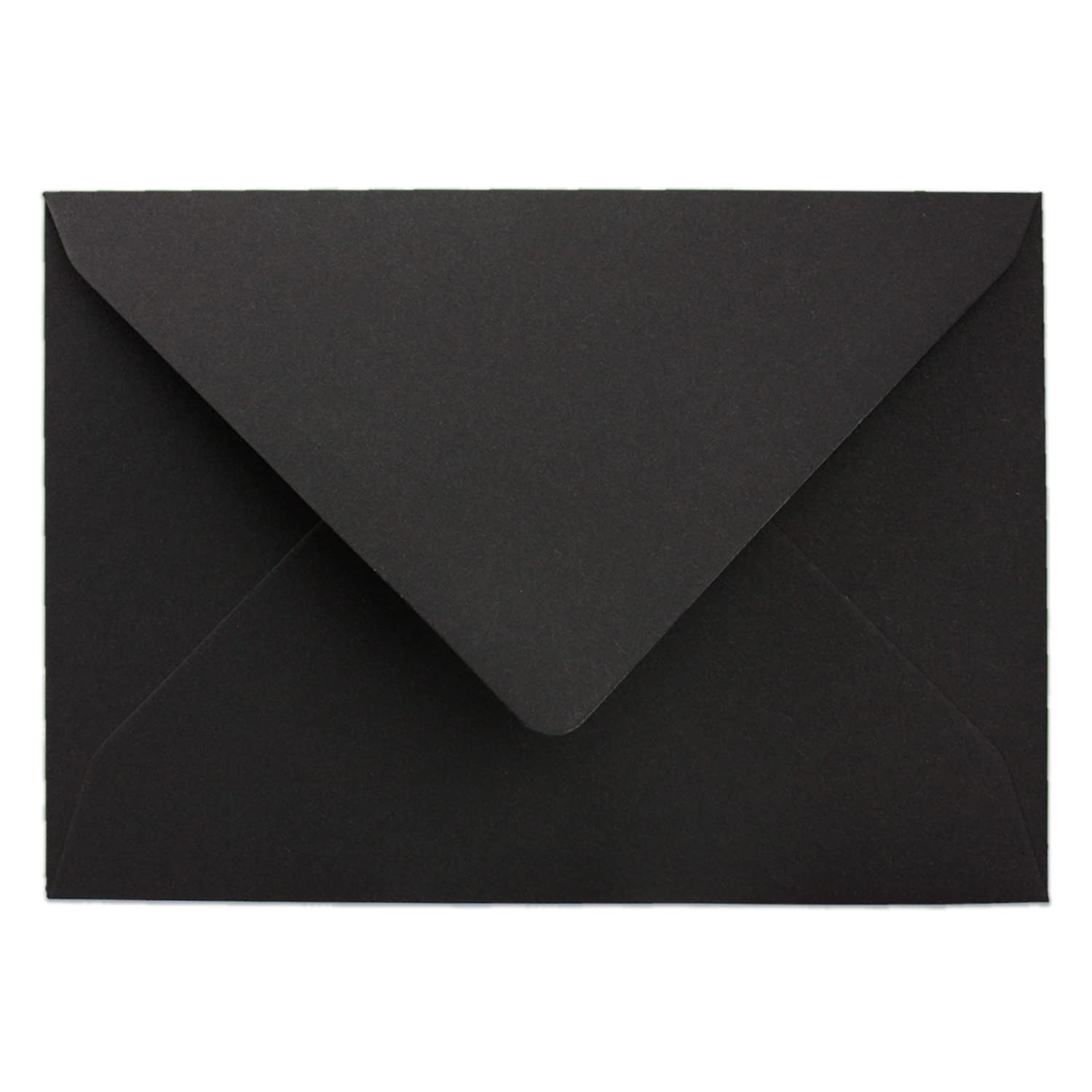 500 sobres DIN C5, 15,6 x 22 cm, de papel kraft en negro con forro de seda dorado, pegado en húmedo, de la serie UmWelt