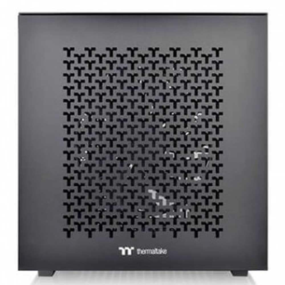 Thermaltake Divider 200 TG Air Black | Micro-ATX-PC-Gehäuse | 2 x gehärtetes 3mm Glasseitenteil | Mesh-Panel | schwarz
