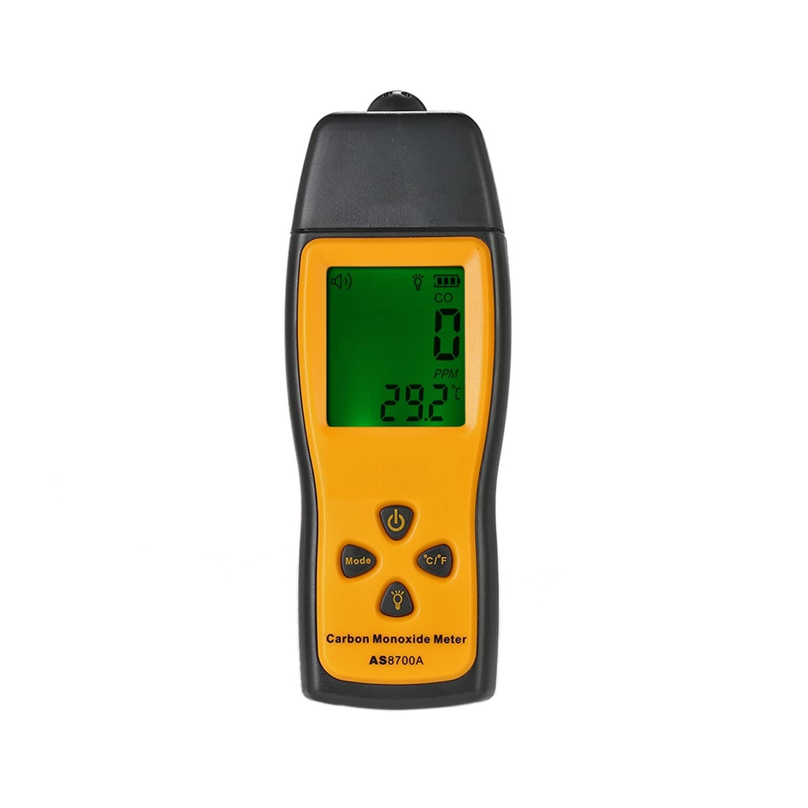Detector De Gas 2 in 1 CO Temperature Meter Carbon Monoxide Analyzer Air Quality Leak Analyzers LCD Color Display(Type2)