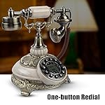 Vintage-Antique-Telephone-Old-Fashioned-38-Group-Call-Records-One-Button-Redial-Antique-Telephone-with-FSKDTMF-Dual-System-for-Home