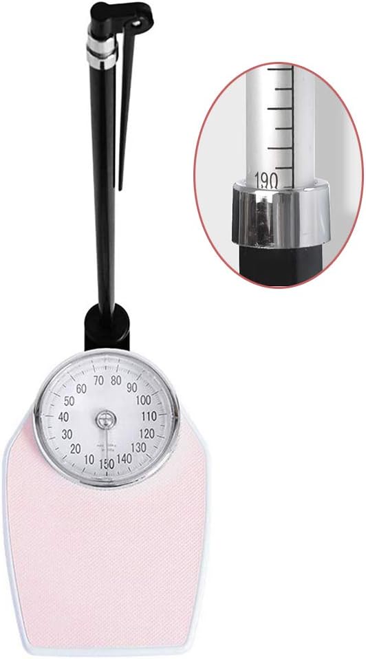 Height and Weight Scale,Professional Mechanical Physician Bathroom Scale,Detachable Height Rod,150Kg/330Lb, for Schools, Gyms and Home ，C