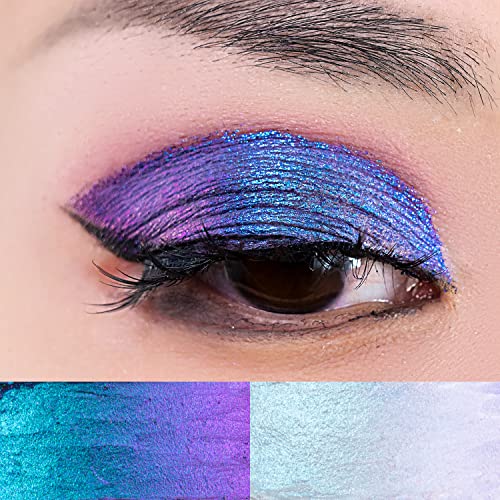 Charmacy Multichrome 2 In 1 Cream Eyeshadow Stick, Waterproof Eye Brightener Highlighter Stick Makeup, High Pigmented, Smudge-Proof, Vegan & Cruelty-Free (#904) #TOP1