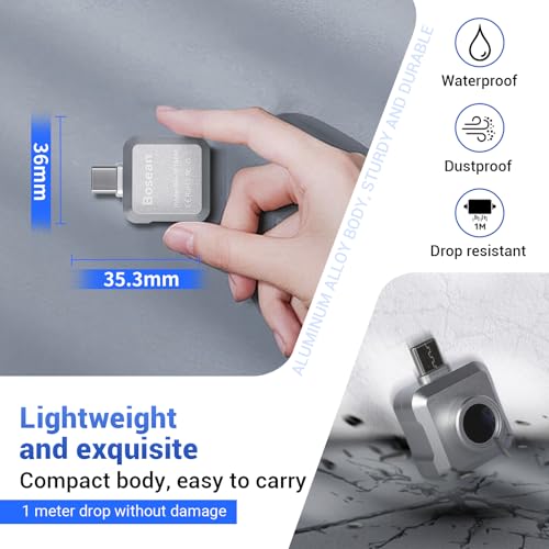 BOSEAN BH-IR160M Thermal Imager for Android Smartphones, 160x120 IR Resolution Thermal Imaging Camera with 25Hz Refresh Rate, <40mK, -4℉~1022℉ Temp Range - Image 6
