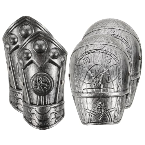 AOKWAWALIY Disfraz de armadura para niños, almohadilla de hombro