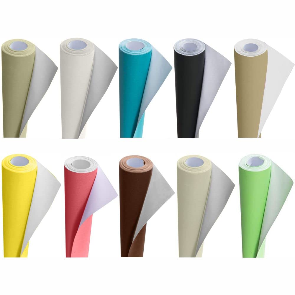 3 Ace Crafts (Pack of 10) Poster Paper Roll (Assorted) Approx 76cm x 10m for Gift Wrapping, Craft, Packing, Parcel, Party Decoration, Table Runner, School Notice — image 1