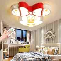 Plafonnier LED Enfant En Forme De Cœur YZSJT - Dimmable Avec Télécommande | 32W 3360LM | Blanc/chaud/froid | Pour Chambre Fille Garçon