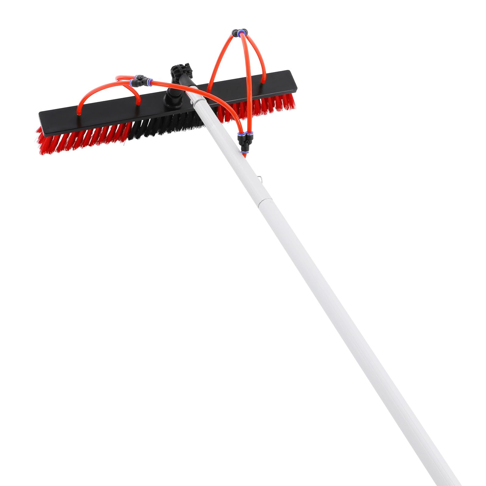 Cepillo de limpieza de escoba, limpiador de ventanas con cepillos de 55 cm, limpiador de pared y coche, dispositivo de limpieza de ventanas