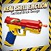 Dreamplay Shell Ejecting Toy Gun, DIY Automatic Pull Back Action Platebase Compatible with Legos Shooting Games Education Model Toy Pistol for Kids Gifts