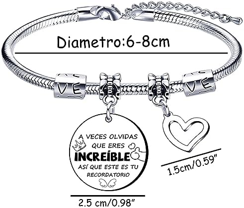 Pulsera Inspiradora Personalizada para Mujer