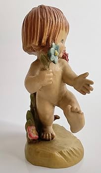 Amazon.co.jp: ANRI アンリ Nature Girl 木彫り人形 Juan Ferrandiz