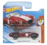 hot wheels cobra coaster  Hot Wheels - Shelby Cobra 427 S/C - Muscle Mania 10/10 - GTB48 - Short Card - Dark Red - Koni - Mattel 2021