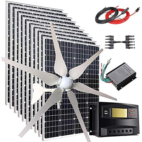 Giosolar 1600W Solar Wind Generator Kit Cover