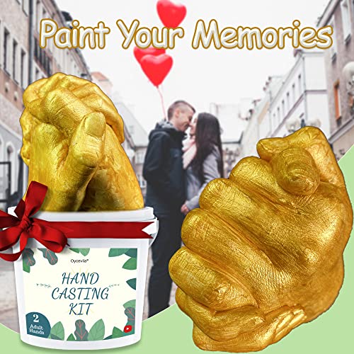 Oycevila Kit Calco Mani e Kit Stampo Mani Gesso