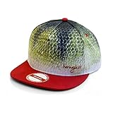 Die Baseballcap besteht zu 50% aus Baumwolle und 50% aus Polyester. Perfekte Geschenk-Idee für Angler!