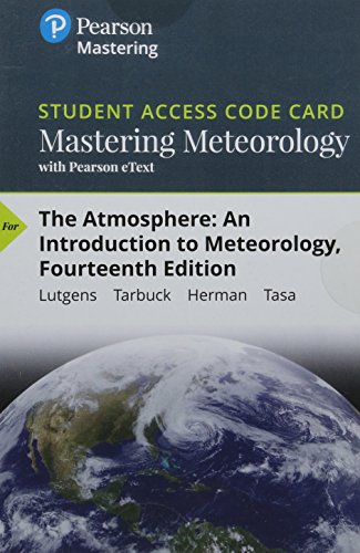 Mastering Meteorology with Pearson Etext -- Sta... 013480094X Book Cover