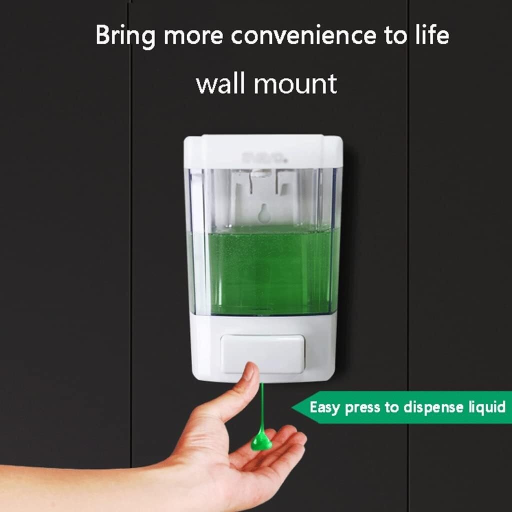 Dispenser Sapone Ricaricabile Semplice Distributore di Sapone Manuale Liquido Dosatore Liquido