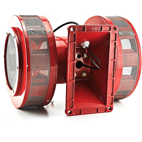 McbeAn Electric Alarm, Industrial Motor Alarm Bell, 180 DB High Decibel Horn, Strong Sound Penetration and Long Propagation Distance, Suitable for Factories and Residential Areas