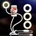 Produktbild DZSF Selfie LED Ringlicht mit Handy Handyhalter für Live Stream Make-up Kamera Lampe für iOS Android,White