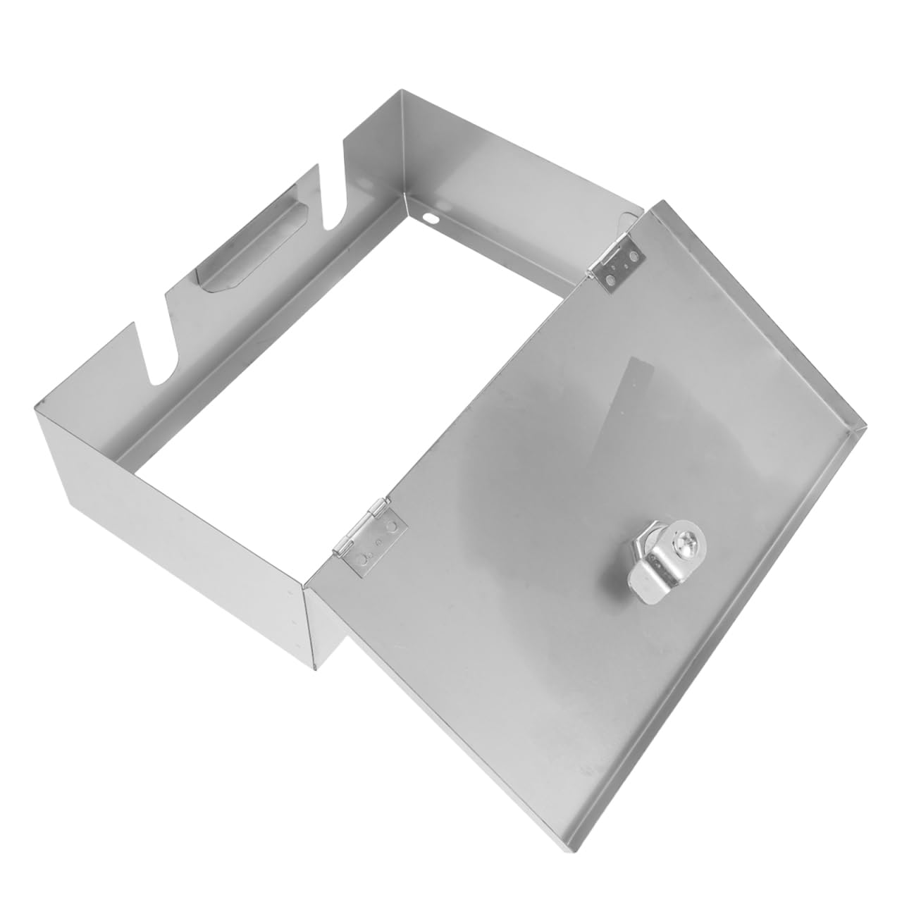 LALAFINA Caja de cubierta de toma de corriente eléctrica para exteriores, impermeable, resistente a la intemperie, con ventana transparente para seguridad en el garaje y el hogar