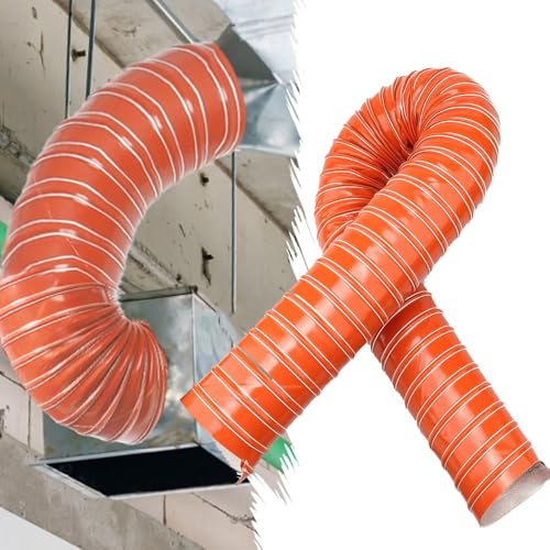 Tubo Flessibile in Silicone da 3" 4" 4-1/2" - Resistente al Calore, per Raffreddamento Freni e aspirazione Aria (180 mm, 7 1/8 Pollici, 2 m/6,56 Piedi) per Prestazioni automobilistiche migli