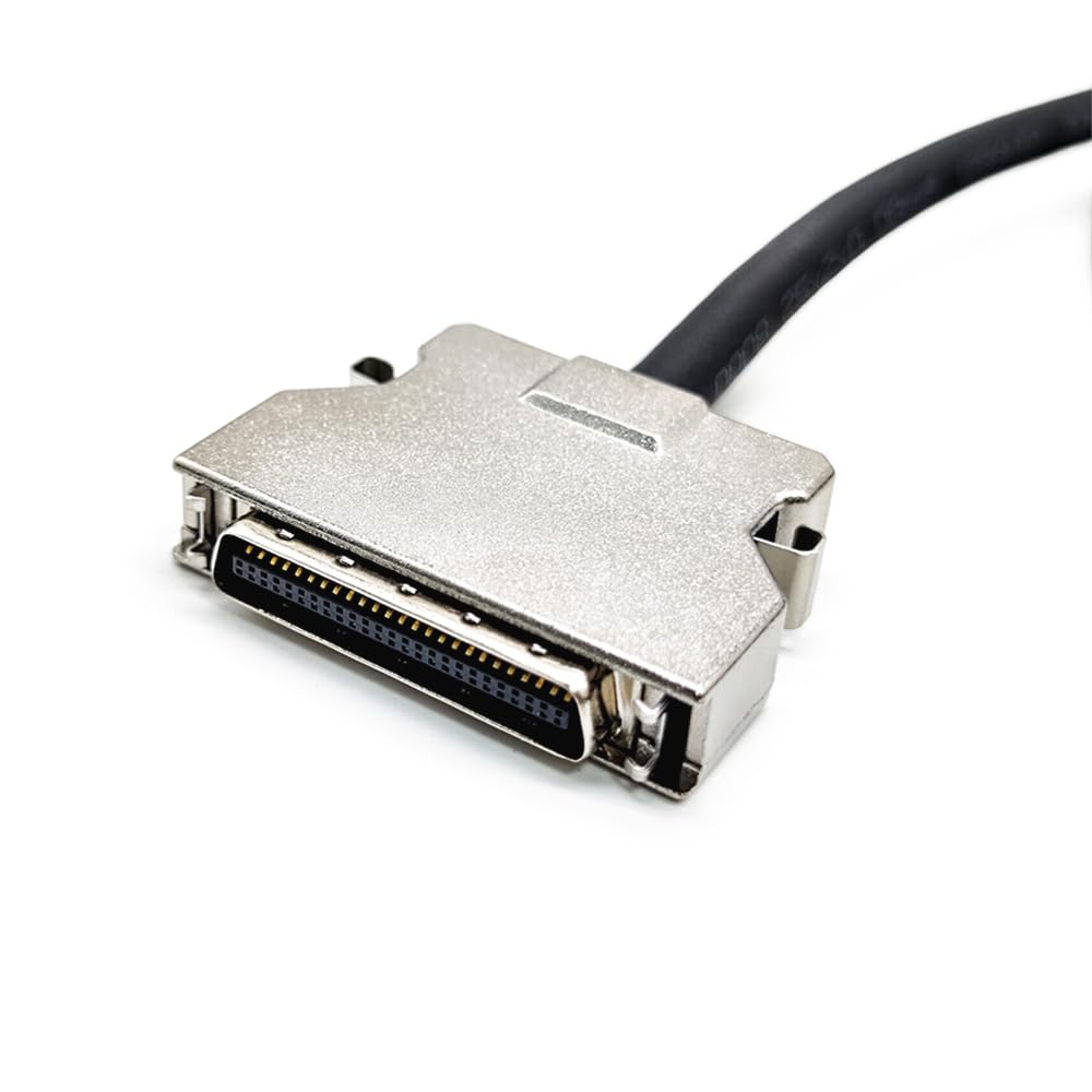 Elecbee SCSI 50 Pin maschio a maschio CN vite diritta serrature spina a fermo blocco presa per cavo 1meter