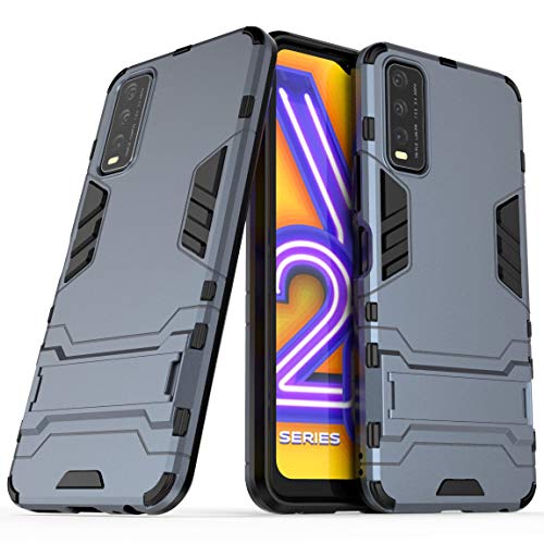 Hybrid Case for vivo Y20/Y20i/Y20A/Y20G/Y20s/Y30G, Dual Layer Protection Rugged Case ...