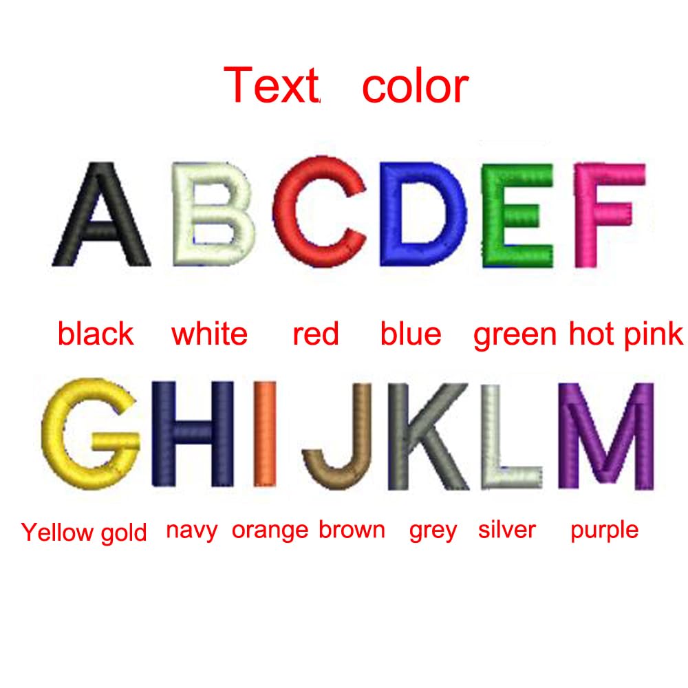 Custom Tactical Vest Patches Iron on Personalized Embroidered Name Patch for Rider Motorcycle Jacket Uniform,Work Shirt,Hat Carrier Hook Fastener 2pcs