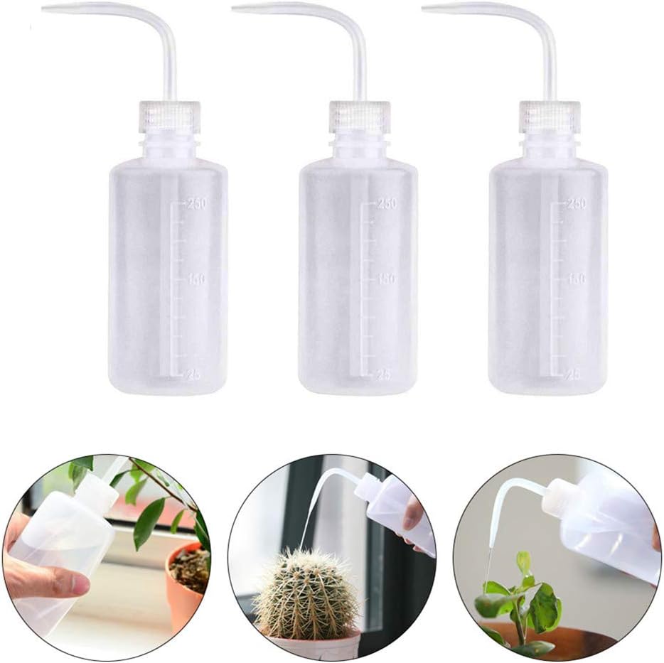 Best Cyber Deals 🔥 Safety Wash Bottle, LDPE Plastic Squeeze Bottle for Medical Label, Lab, Chemical, 250ml 8oz (3 Pack)