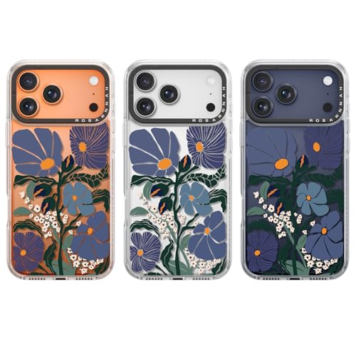 Rosarnnah for iPhone 17 Pro Case Cute - Durable Shockproof 6.6 ft Drop Impact Phone Case - Funny Passiflora Caerulea Design (6.3") Clear by Rosarnnah - Used condition - Image 8
